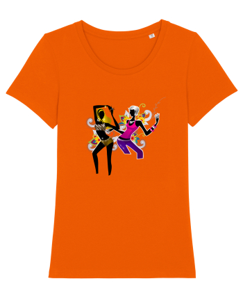 Dancing vibes. Bright Orange