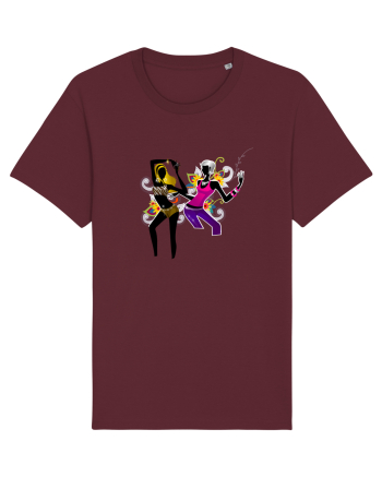 Dancing vibes. Burgundy