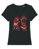 Bloody Hands Tricou mânecă scurtă guler larg fitted Damă Expresser