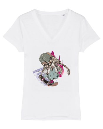 Bones Skateboarder White