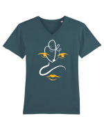 Priviri Tricou mânecă scurtă guler V Bărbat Presenter