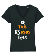Faboolous Tricou mânecă scurtă guler V Damă Evoker