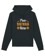 Free Drinks Here Hanorac Unisex Drummer