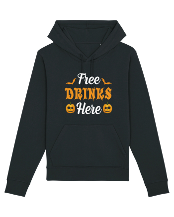Free Drinks Here Black