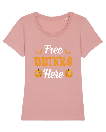 Free Drinks Here Canyon Pink