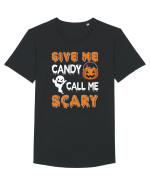 Give Me Candy Call Me Scary Tricou mânecă scurtă guler larg Bărbat Skater
