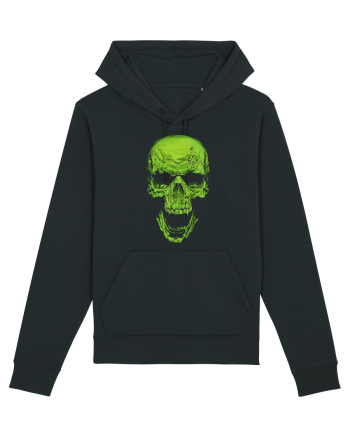 Green Skull Black