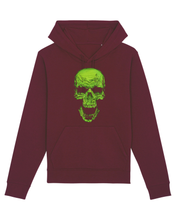 Green Skull Burgundy