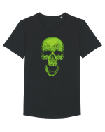 Green Skull Tricou mânecă scurtă guler larg Bărbat Skater