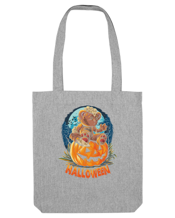 Halloween Bear Heather Grey