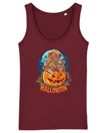 Halloween Bear Burgundy