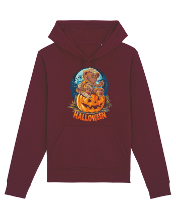 Halloween Bear Burgundy