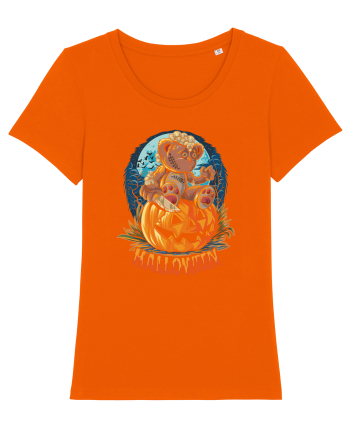 Halloween Bear Bright Orange