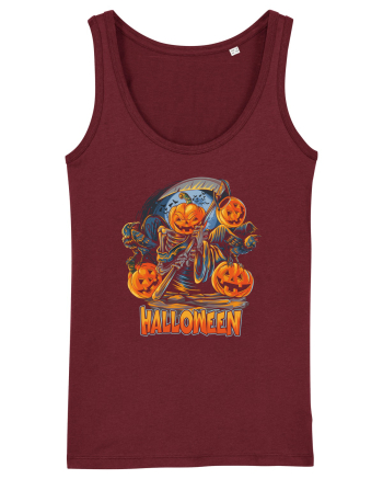 Halloween Crow Pumpkin Burgundy