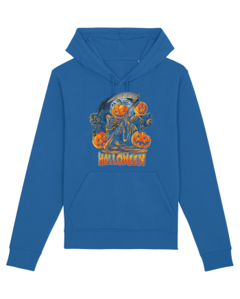 Halloween Crow Pumpkin Royal Blue