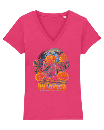 Halloween Crow Pumpkin Raspberry