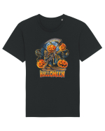 Halloween Crow Pumpkin Tricou mânecă scurtă Unisex Rocker