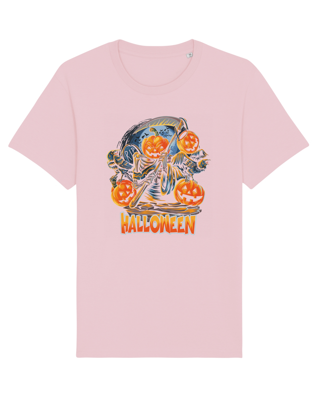 Tricou mânecă scurtă Unisex Rocker Cotton Pink