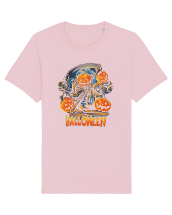 Halloween Crow Pumpkin Cotton Pink