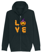 Halloween Love Hanorac cu fermoar Unisex Connector
