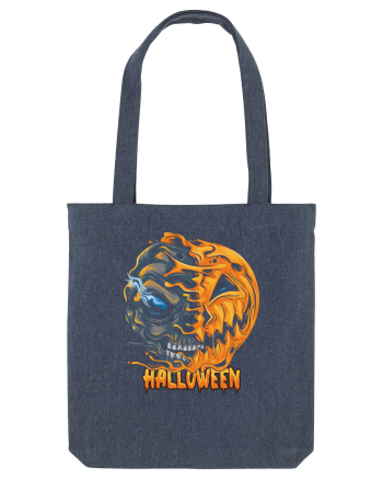 Halloween Melt Face Midnight Blue