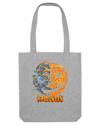Halloween Melt Face Heather Grey
