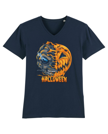 Halloween Melt Face French Navy