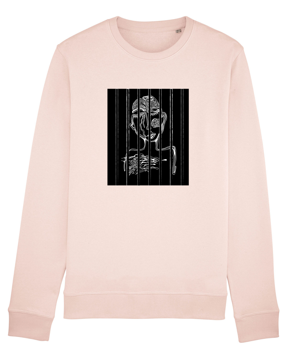 Bluză mânecă lungă Unisex Rise Candy Pink
