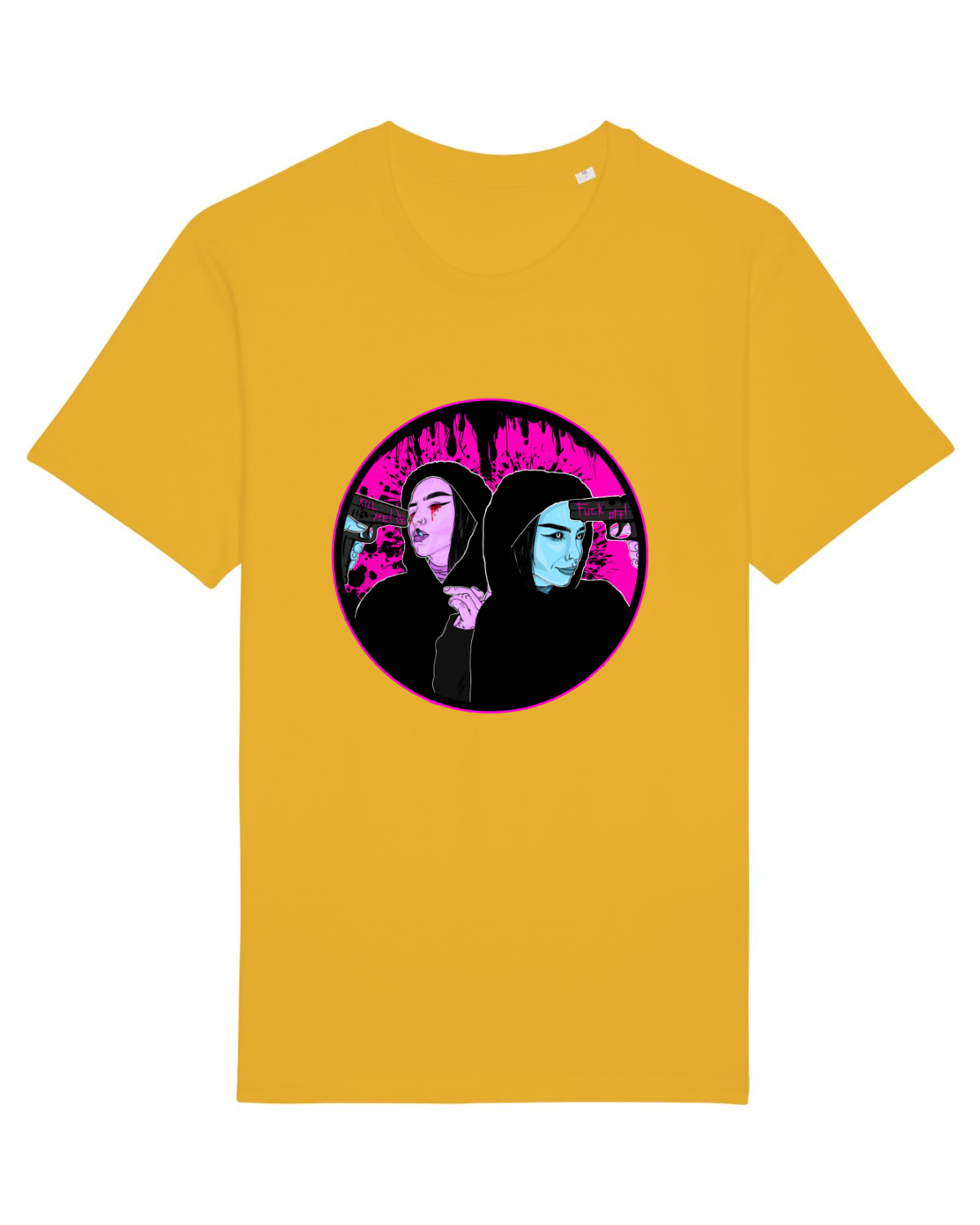 Tricou mânecă scurtă Unisex Rocker Spectra Yellow