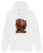 Halloween Pumpkin Head Hanorac cu fermoar Unisex Connector