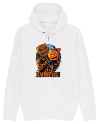 Halloween Pumpkin Head White