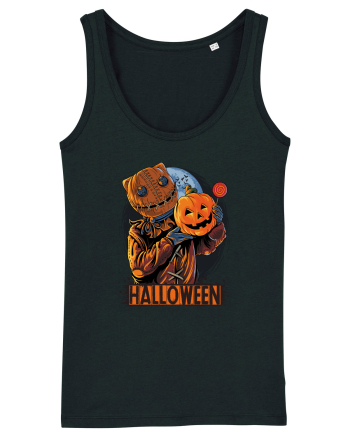 Halloween Pumpkin Head Black