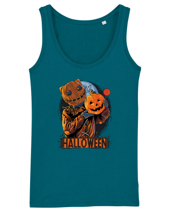Halloween Pumpkin Head Ocean Depth