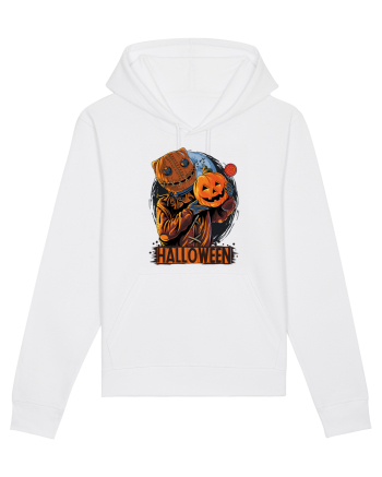 Halloween Pumpkin Head White
