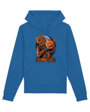 Halloween Pumpkin Head Royal Blue