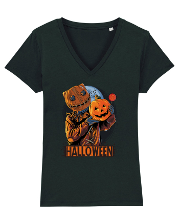 Halloween Pumpkin Head Black