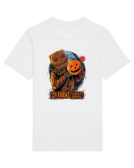 Halloween Pumpkin Head Tricou mânecă scurtă Unisex Rocker