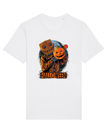 Halloween Pumpkin Head White