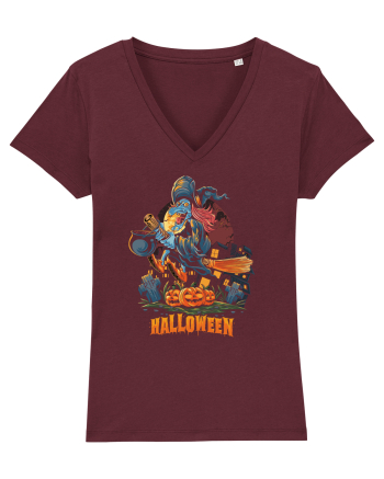 Halloween Witch Burgundy