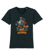 Halloween Witch Tricou mânecă scurtă guler V Bărbat Presenter