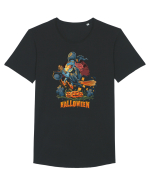 Halloween Witch Tricou mânecă scurtă guler larg Bărbat Skater