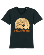 I Will Stab You Tricou mânecă scurtă guler V Bărbat Presenter