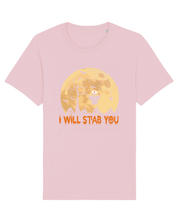 I Will Stab You Cotton Pink