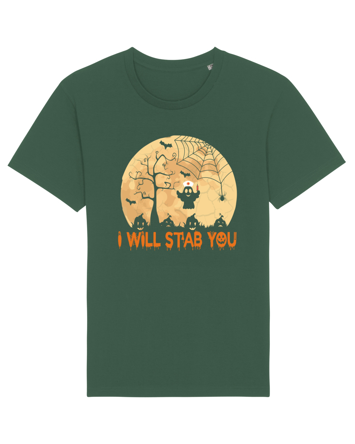 Tricou mânecă scurtă Unisex Rocker Bottle Green