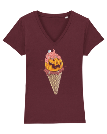 Monster Pumpkin Icecream Burgundy