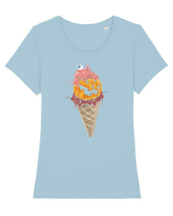 Monster Pumpkin Icecream Sky Blue