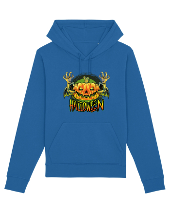 Pumpkin Halloween Bat Royal Blue