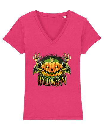 Pumpkin Halloween Bat Raspberry