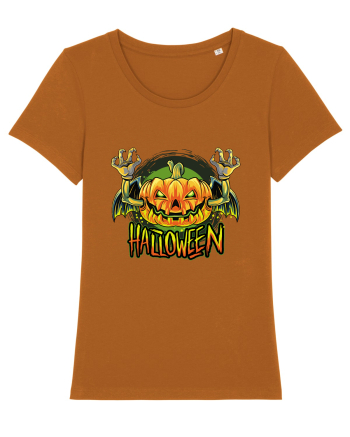 Pumpkin Halloween Bat Roasted Orange