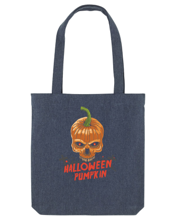 Pumpkin Halloween Midnight Blue
